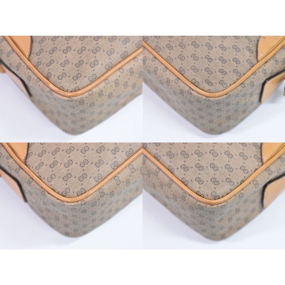 Gucci Bag Micro Brown Beige GG Shoulder - Picture 7 of 9